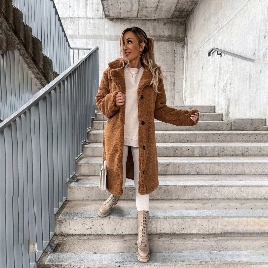 AURORA - Stylish Long Teddy Jacket for Women