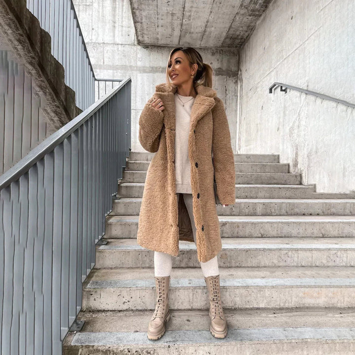 AURORA - Stylish Long Teddy Jacket for Women
