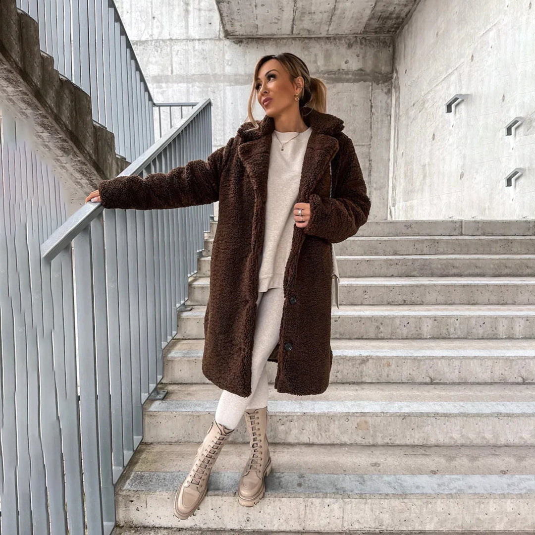 AURORA - Stylish Long Teddy Jacket for Women