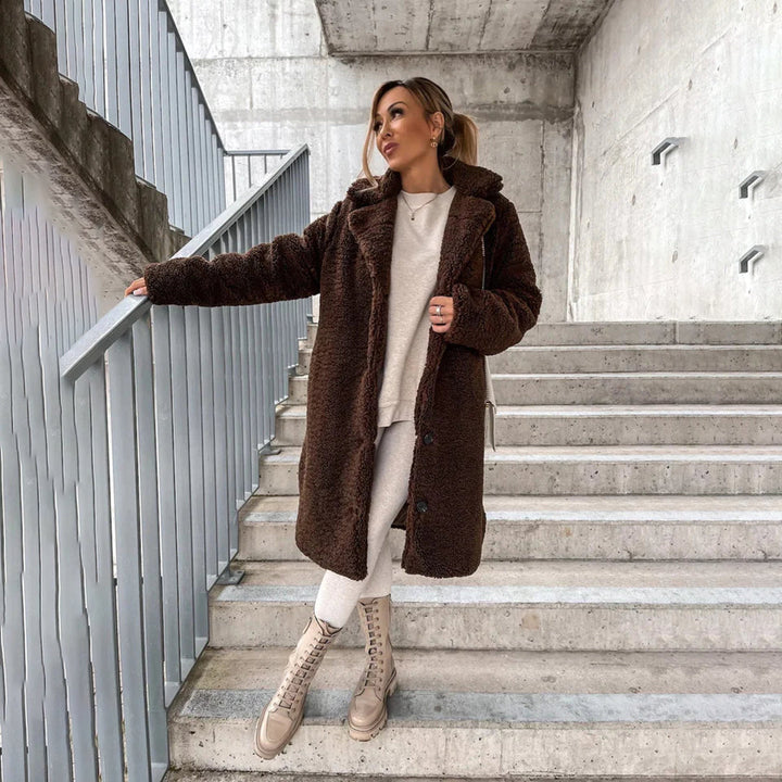 AURORA - Stylish Long Teddy Jacket for Women