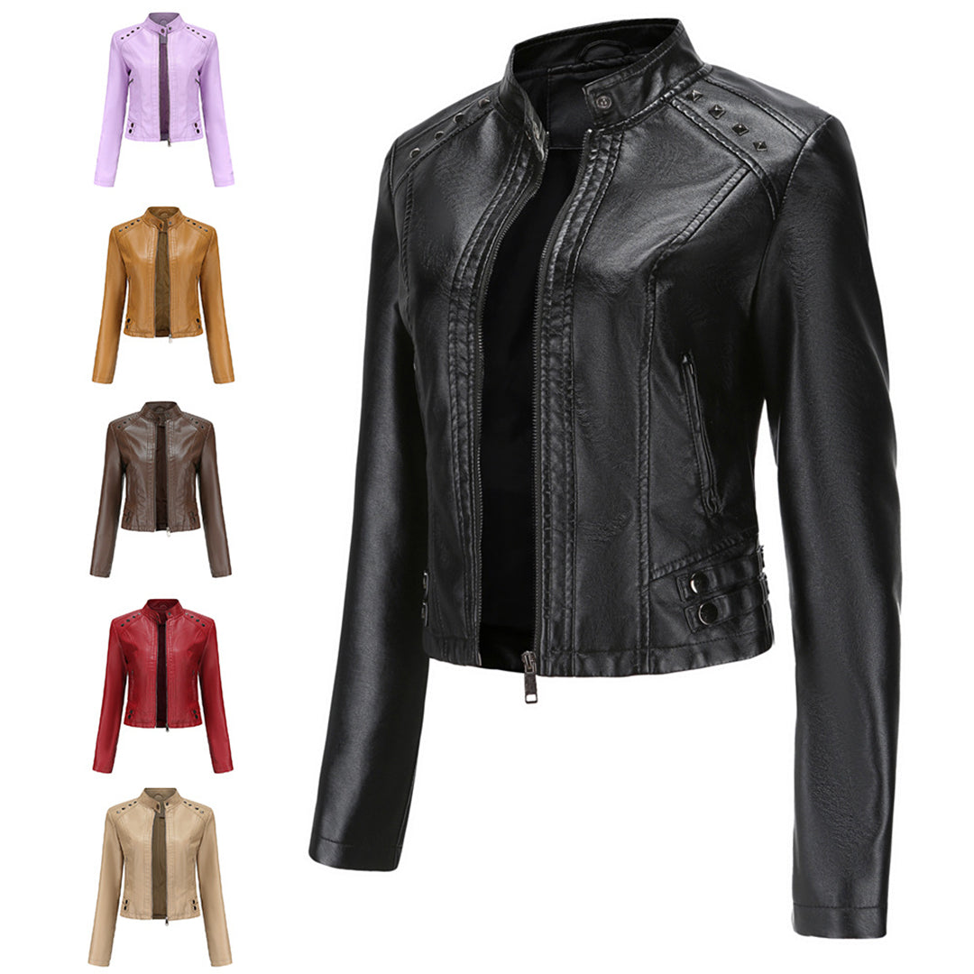 NAJLA - Elegant leather jacket for every occasion