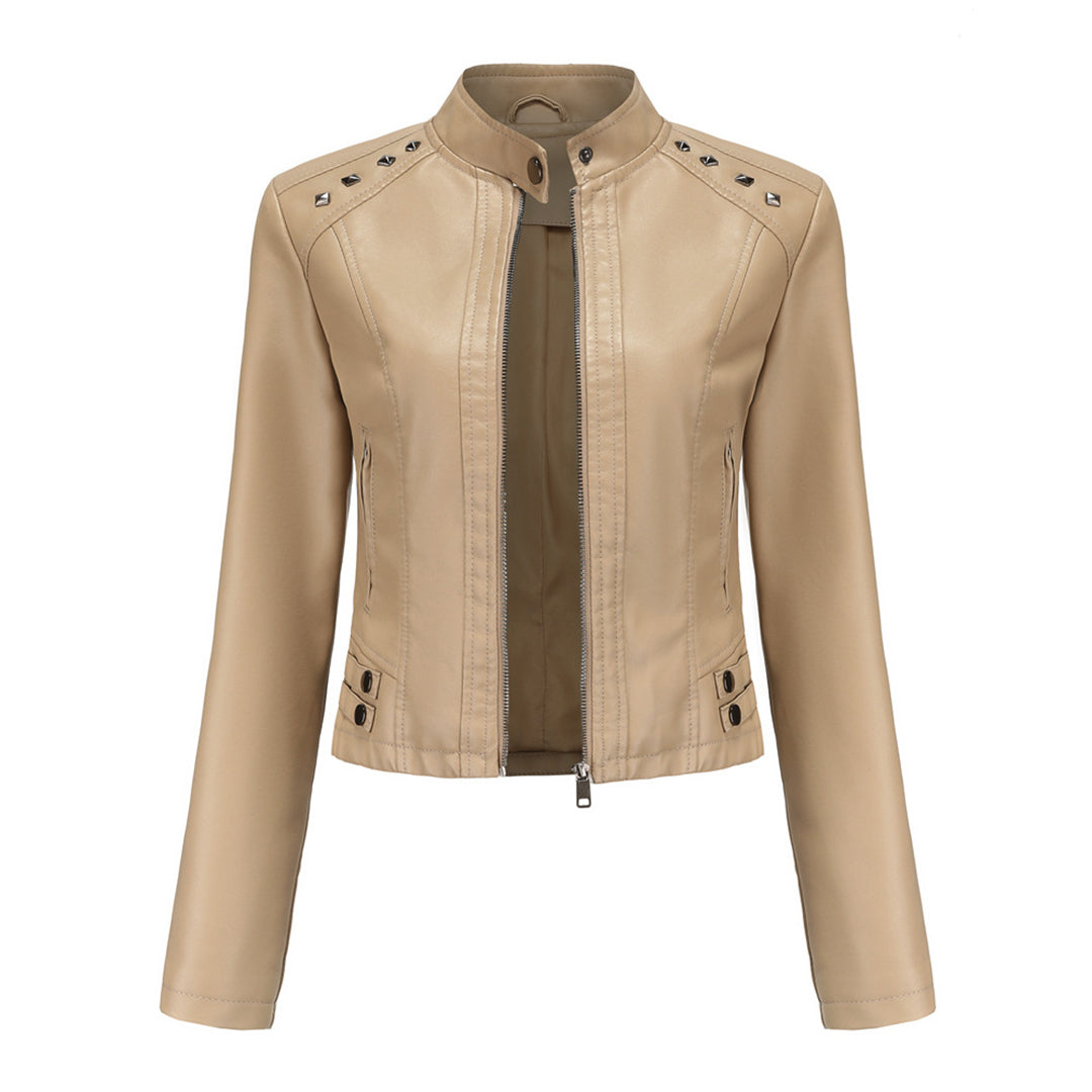 NAJLA - Elegant leather jacket for every occasion