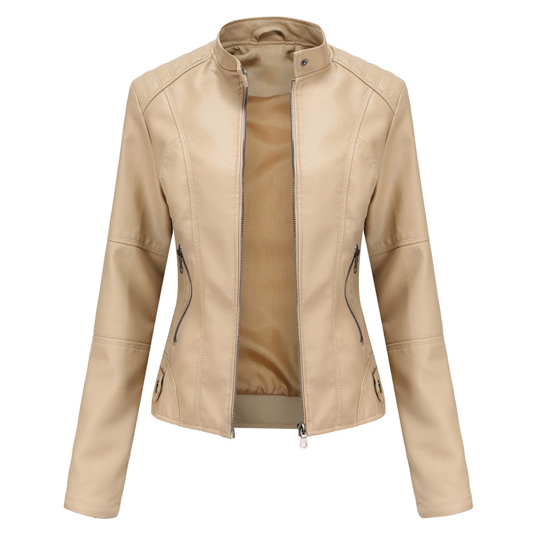 MILENA - Chic leather jacket for a fashionable look