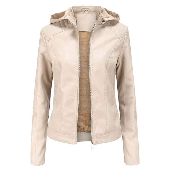 MIRJETE - Elegant leather jacket for a trendy look