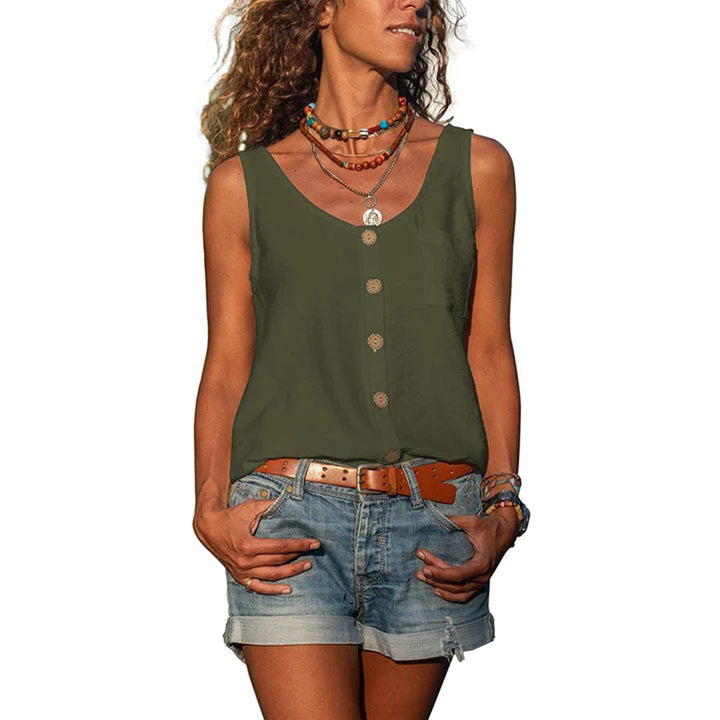 WILLA - Fashionable Sleeveless Casual Top