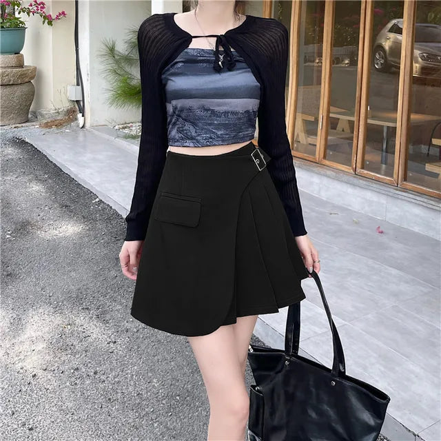 Jana - Asymmetric mini skirt