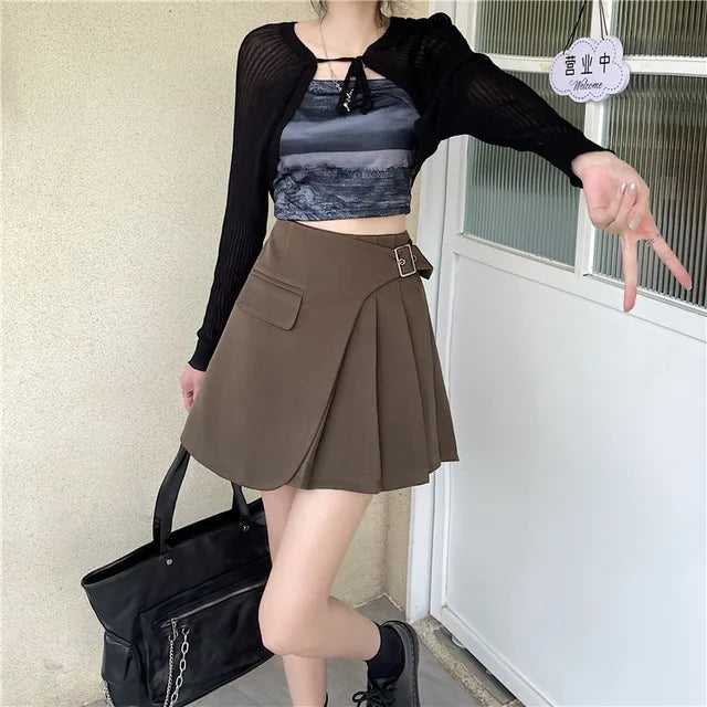 Jana - Asymmetric mini skirt