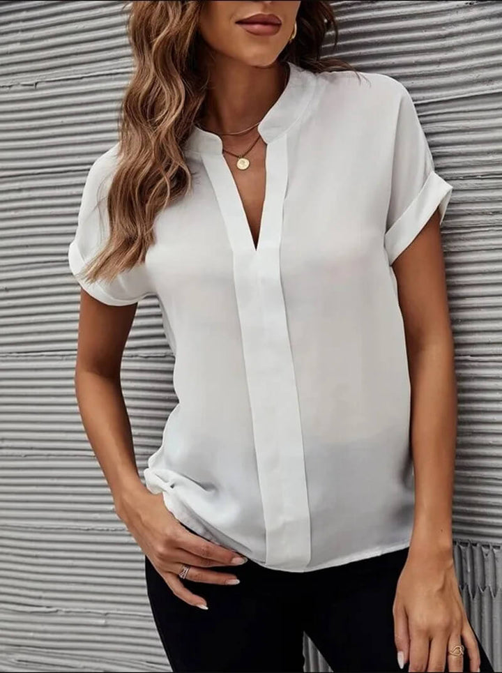 Anna™ - Elegant Blouse with V-neck