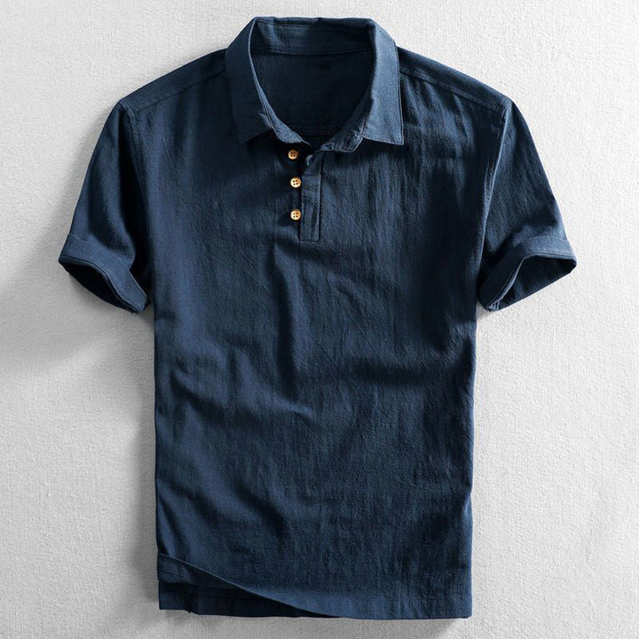 Carlo™ - Luxury Linen Polo for Men