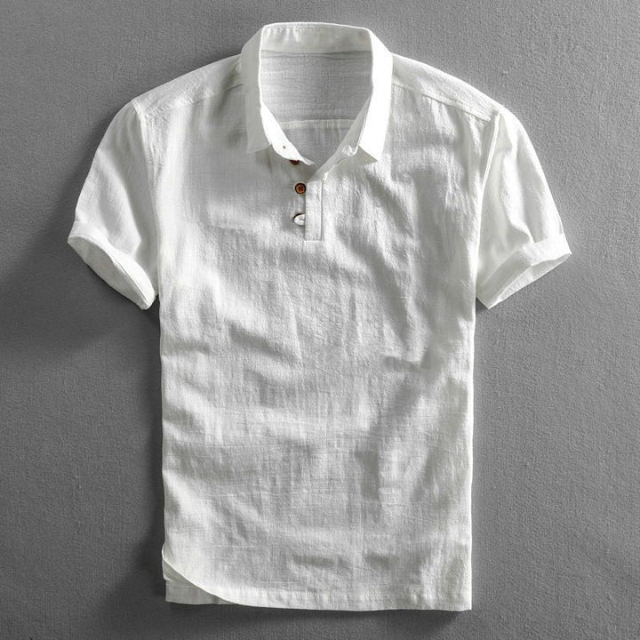 Carlo™ - Luxury Linen Polo for Men