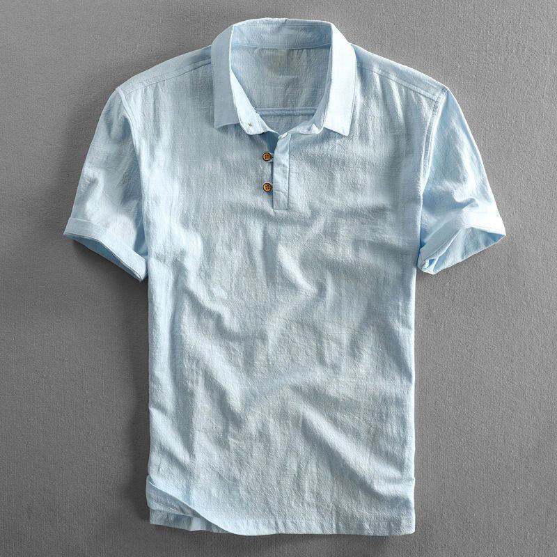 Carlo™ - Luxury Linen Polo for Men