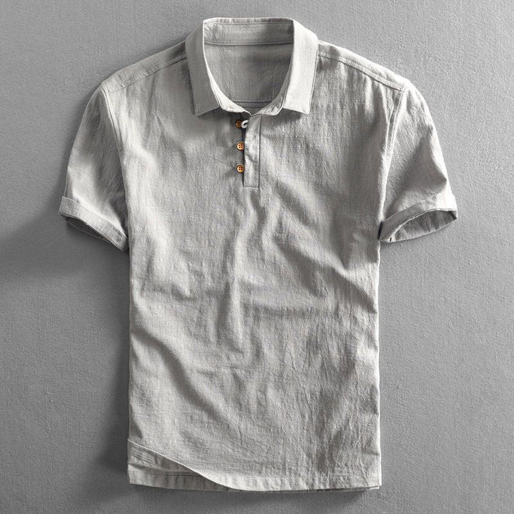 Carlo™ - Luxury Linen Polo for Men