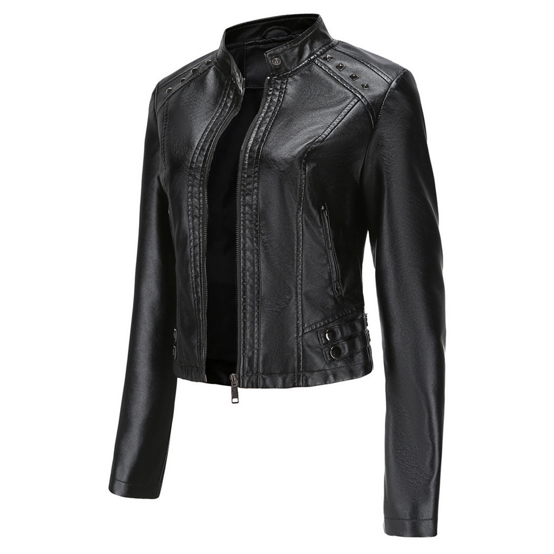 NAJLA - Elegant leather jacket for every occasion