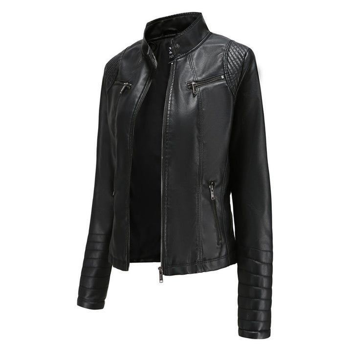 MARIJA - Elegant leather jacket for a timeless look