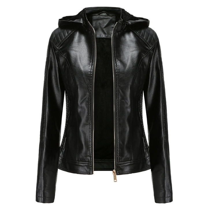 MIRJETE - Elegant leather jacket for a trendy look