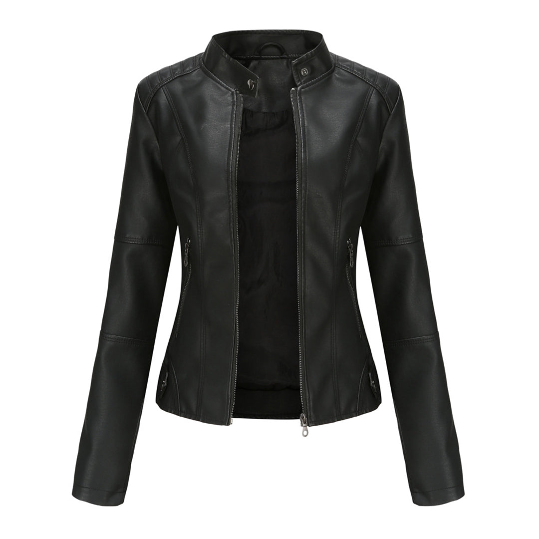 MILENA - Chic leather jacket for a fashionable look