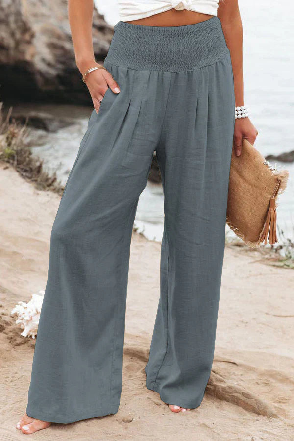Stylish Alexandra - Cotton and linen trousers for Comfort and Elegance