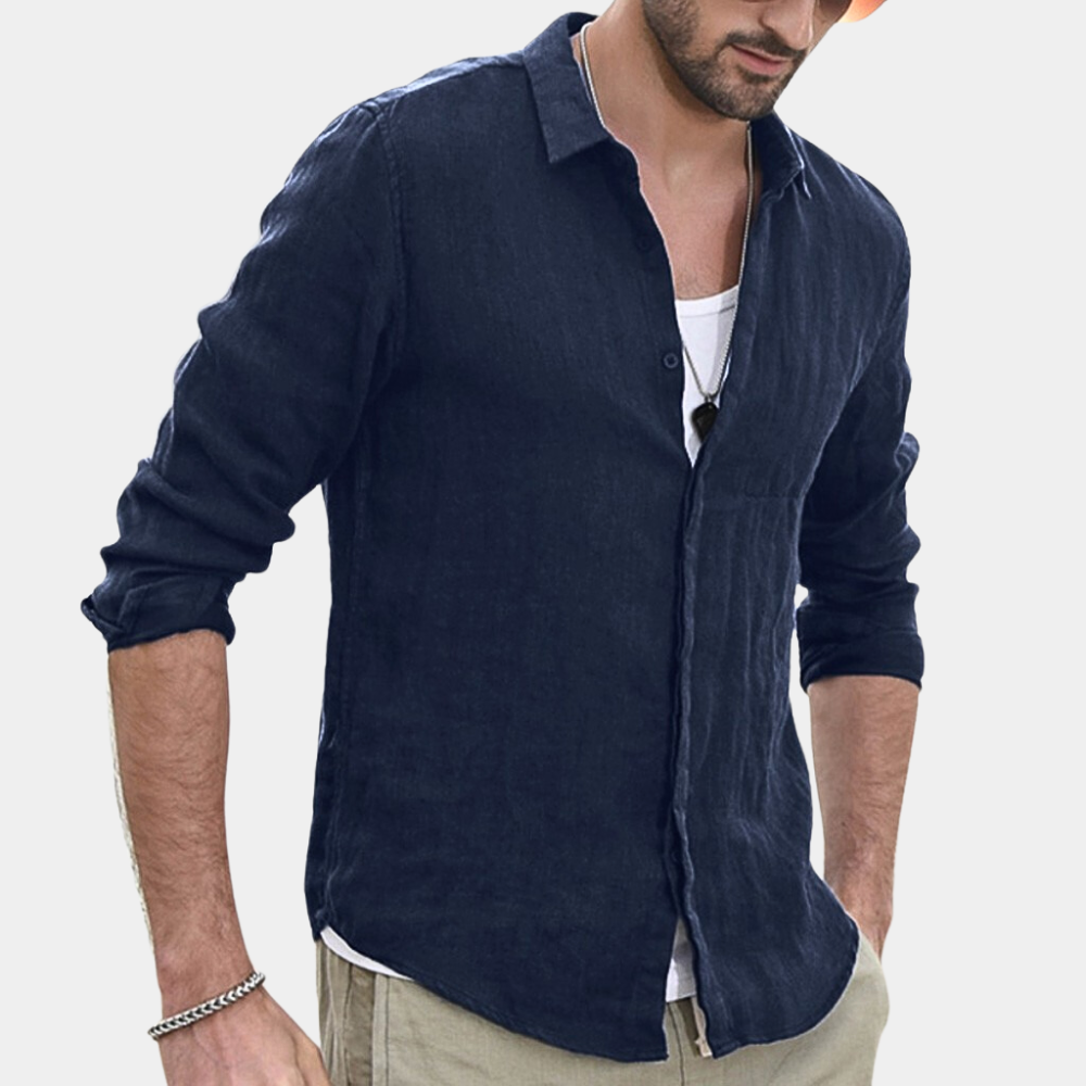 Charles - Stylish Casual Shirt for Men with Long Sleeves