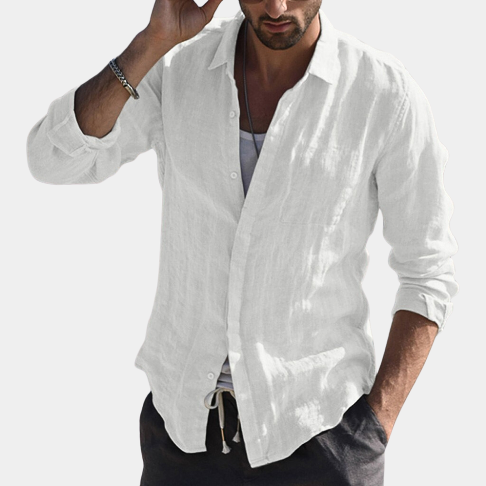 Charles - Stylish Casual Shirt for Men with Long Sleeves