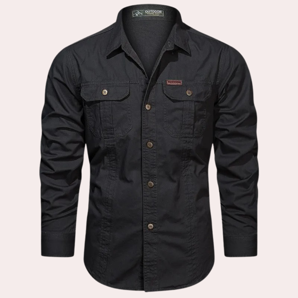 Barbeau - Stylish Men's Casual Shirt for Outdoors Adventures