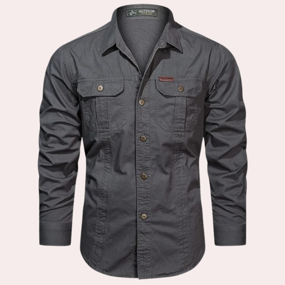 Barbeau - Stylish Men's Casual Shirt for Outdoors Adventures