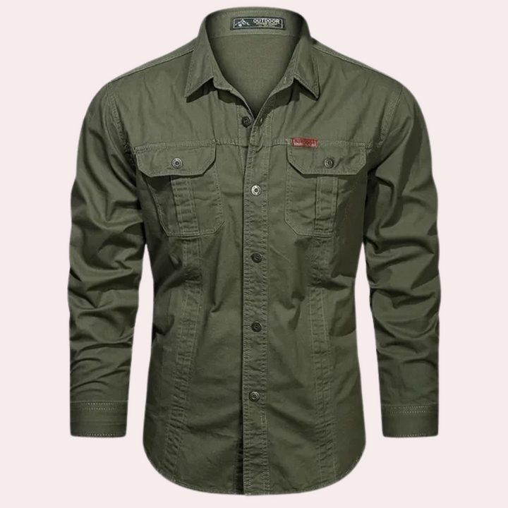 Barbeau - Stylish Men's Casual Shirt for Outdoors Adventures