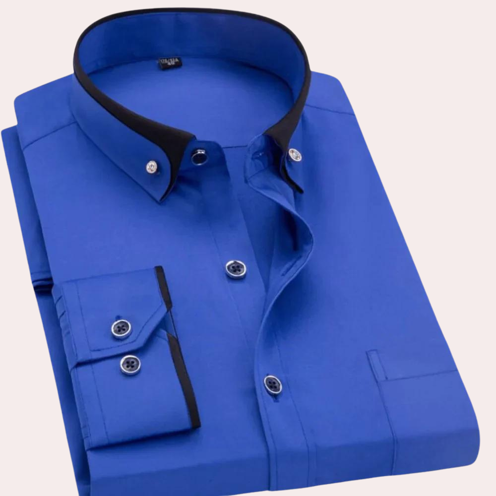 Caspian - Elegant men's shirt with button details