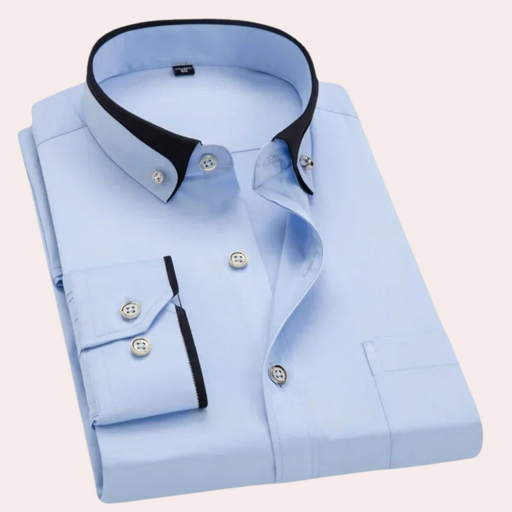 Caspian - Elegant men's shirt with button details