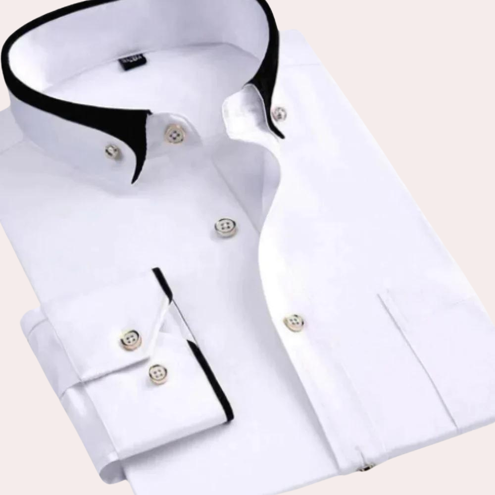 Caspian - Elegant men's shirt with button details