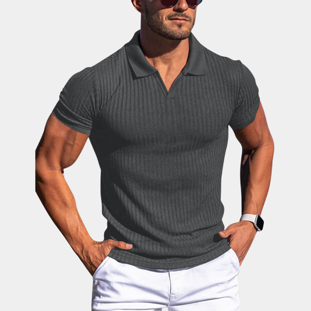 Stylish Tailored Polo Shirt for Men - Adolf Collection