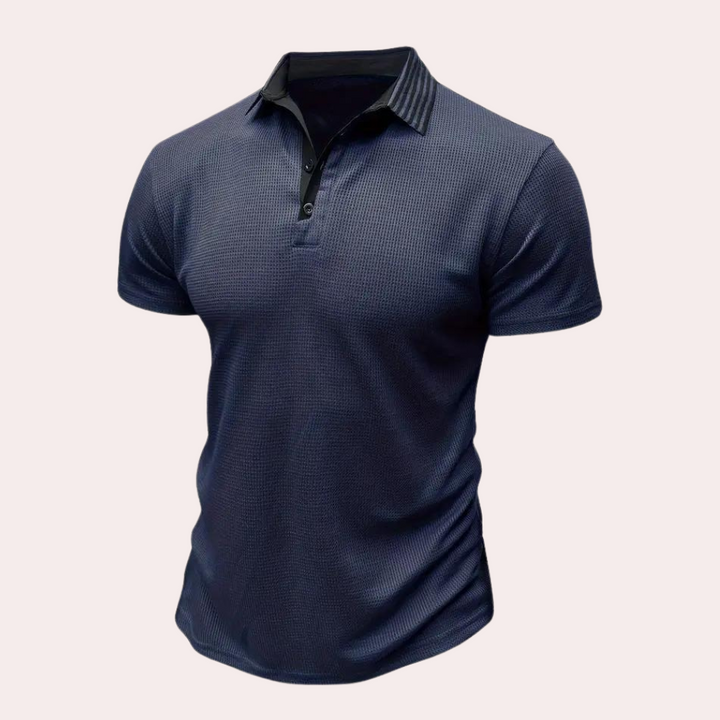 Stylish casual men's short-sleeved shirt