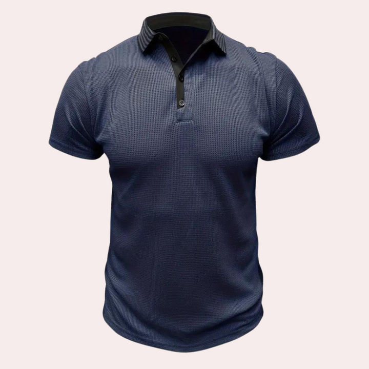 Stylish casual men's short-sleeved shirt