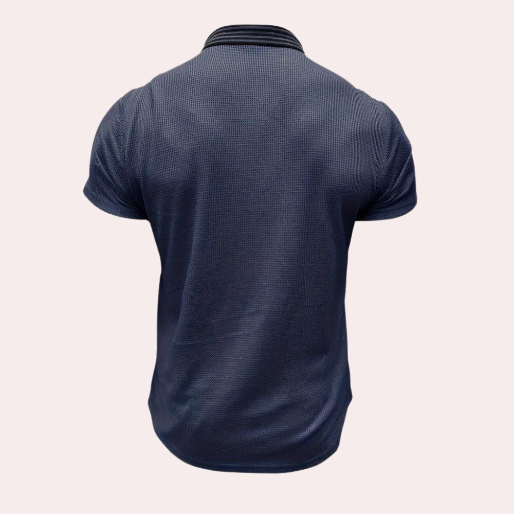 Stylish casual men's short-sleeved shirt