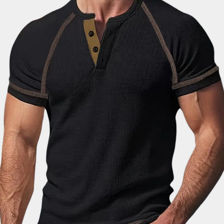 Men's stylish breathable short-sleeved T-shirt