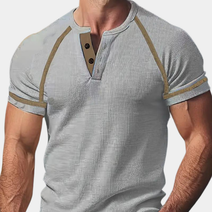 Men's stylish breathable short-sleeved T-shirt