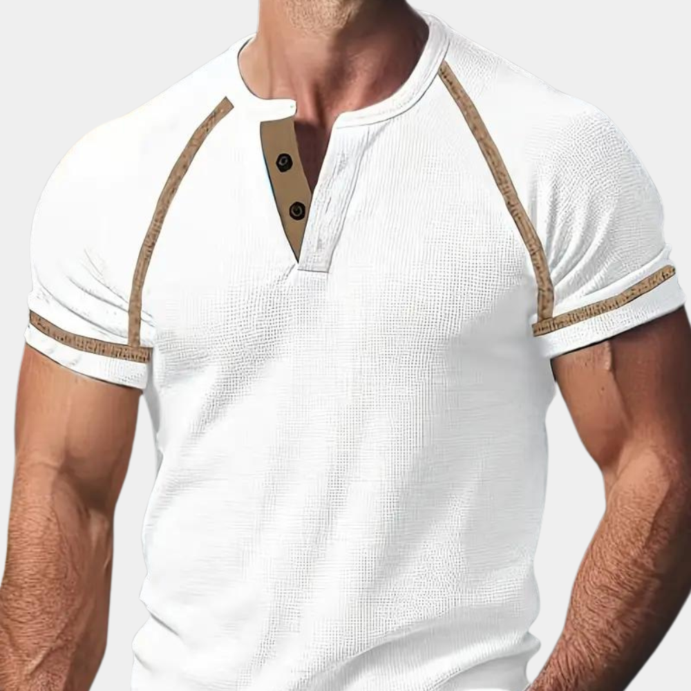 Men's stylish breathable short-sleeved T-shirt