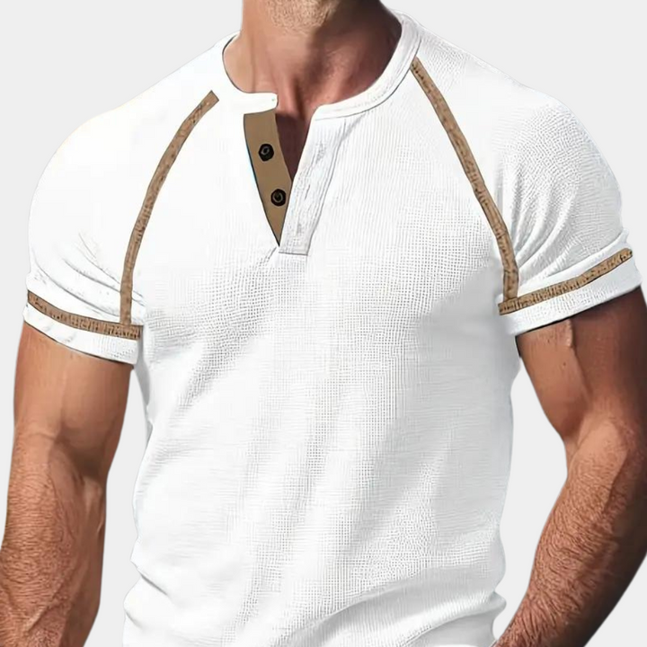 Men's stylish breathable short-sleeved T-shirt