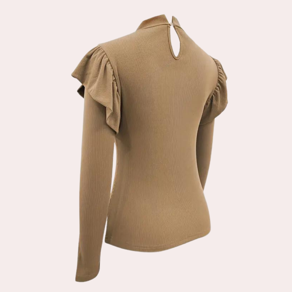 Stylish women's long-sleeved shirt