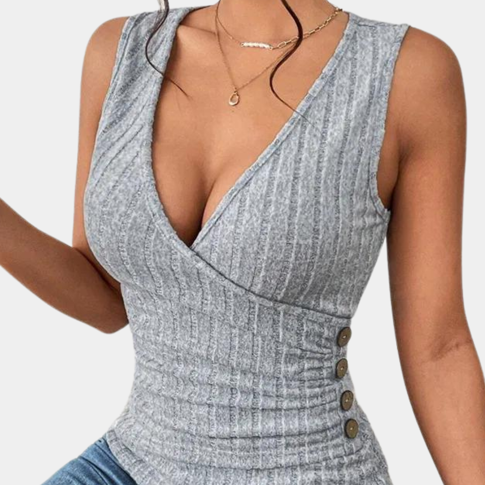 Trendy Women's Sleeveless Top for a Casual Look