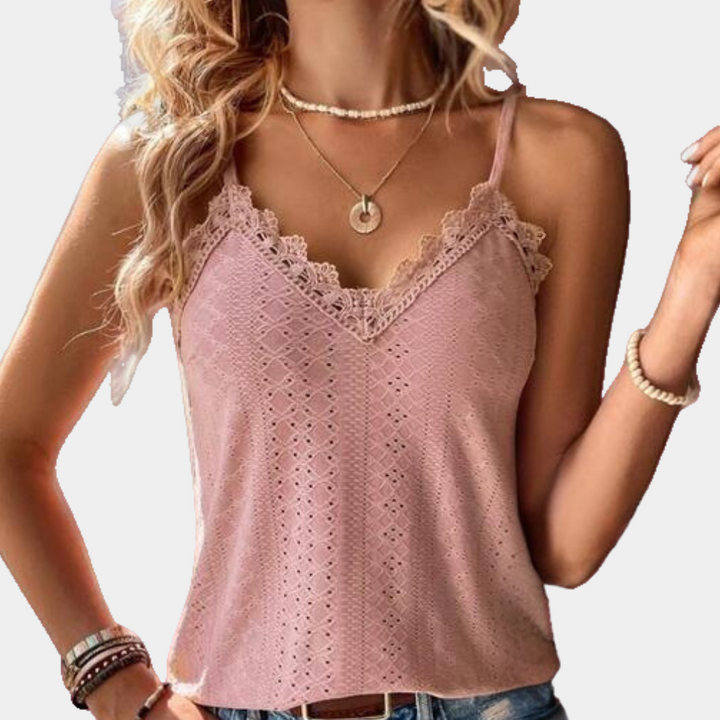 Elegant V-neck Women's Top for a stylish look