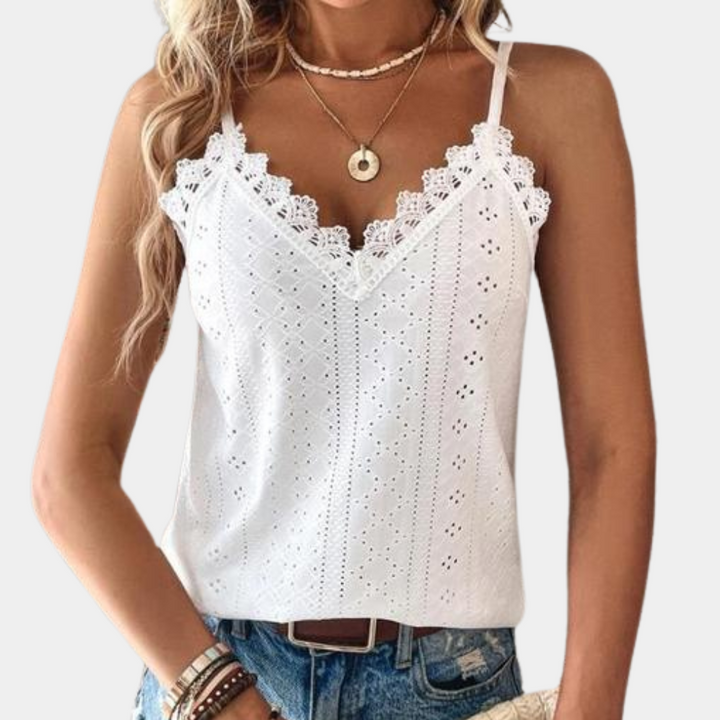 Elegant V-neck Women's Top for a stylish look