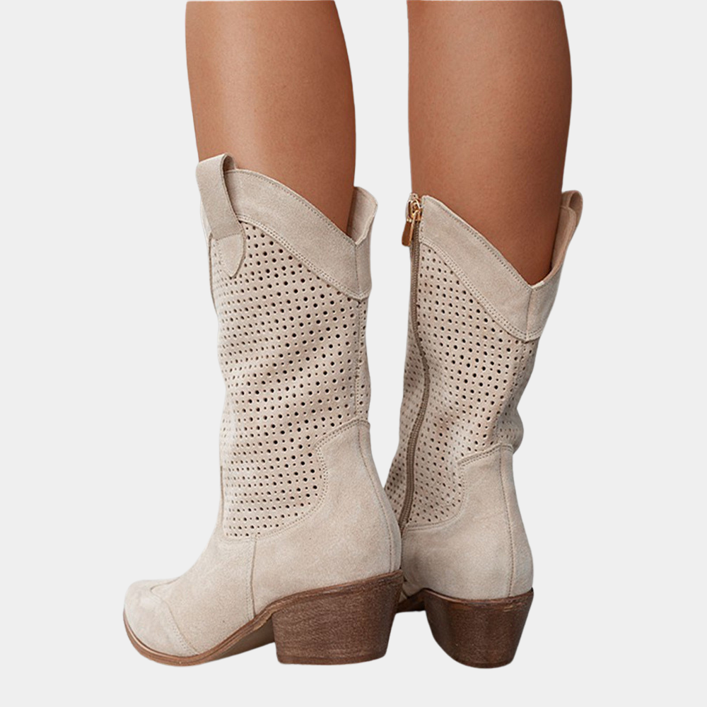 Stylish breathable cowboy boots for women