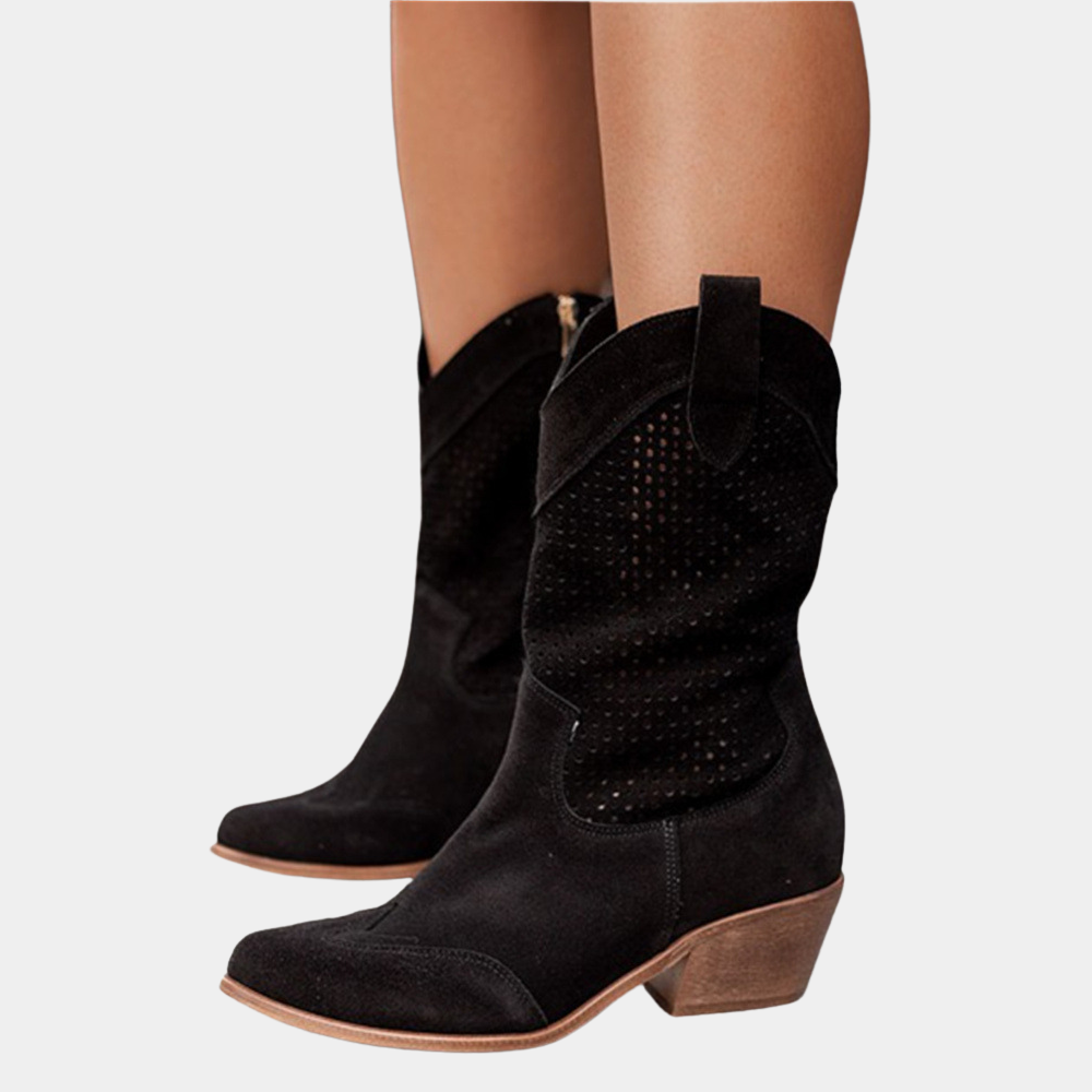 Stylish breathable cowboy boots for women