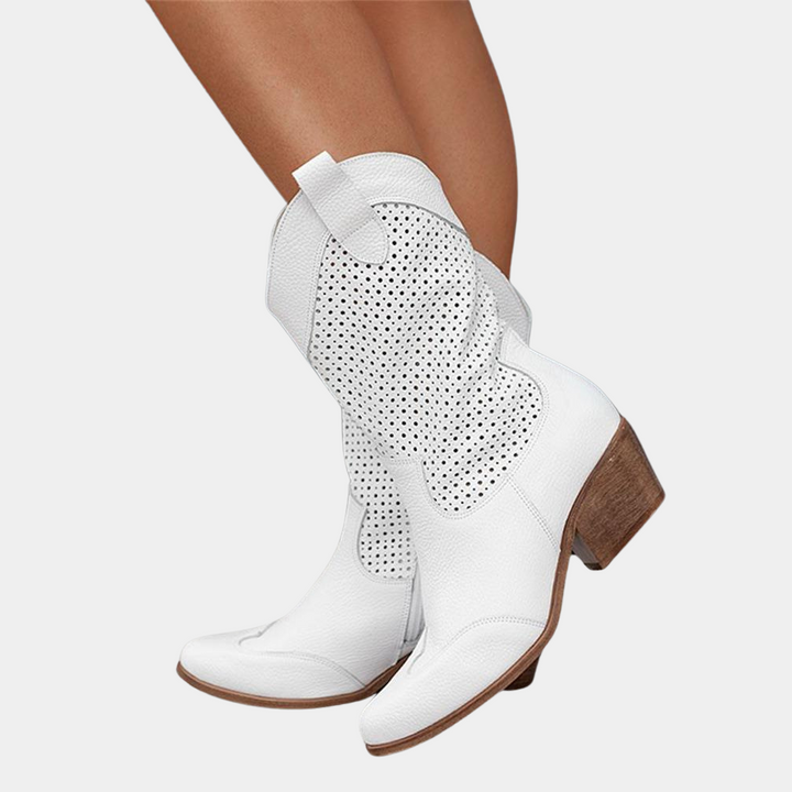 Stylish breathable cowboy boots for women