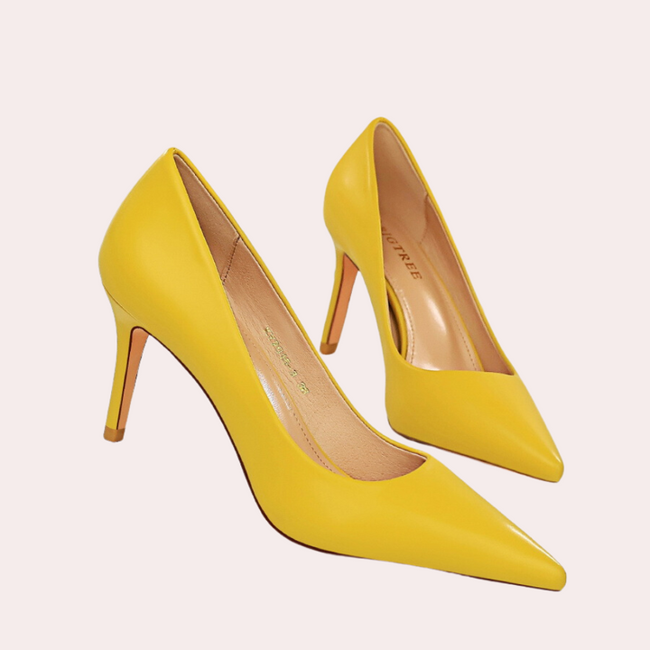 Stylish women's shoes with sophisticated high heels