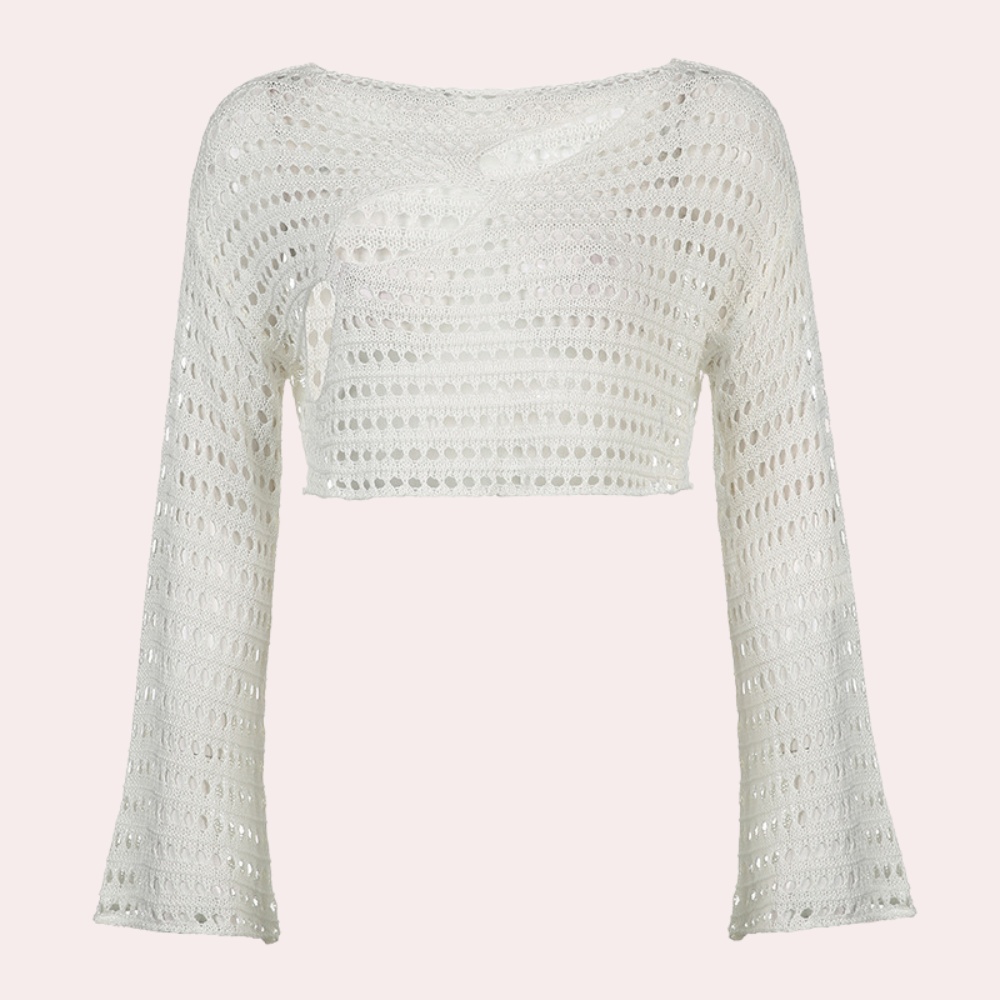 Chic Knitted Women's Crop Top