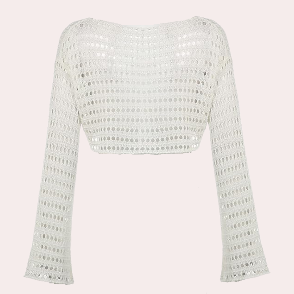 Chic Knitted Women's Crop Top