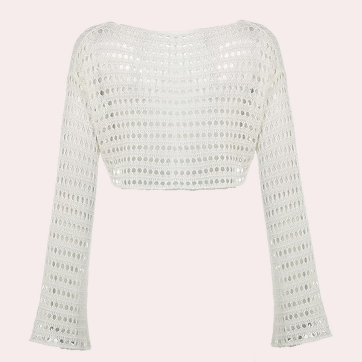 Chic Knitted Women's Crop Top