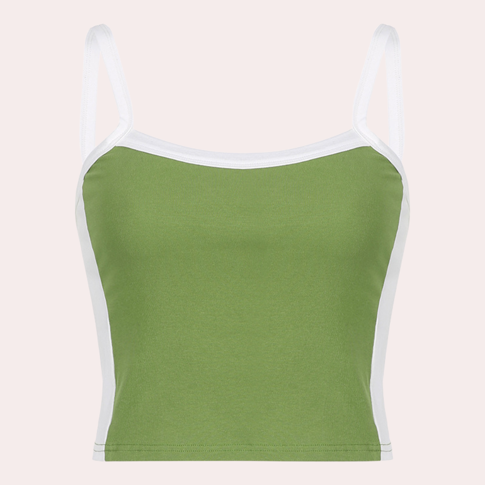 Elegant Women's Top with Spaghetti Straps