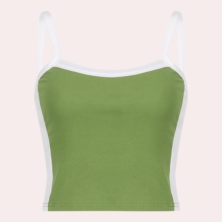 Elegant Women's Top with Spaghetti Straps